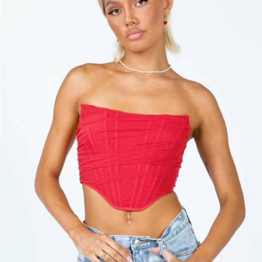Princess Polly Avery Bustier Red
